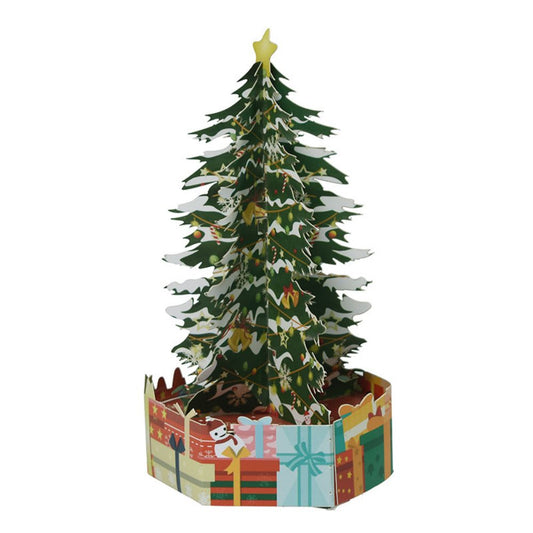 Christmas 3D Pop Up Card Christmas Tree Stand Pop Up Greeting Card