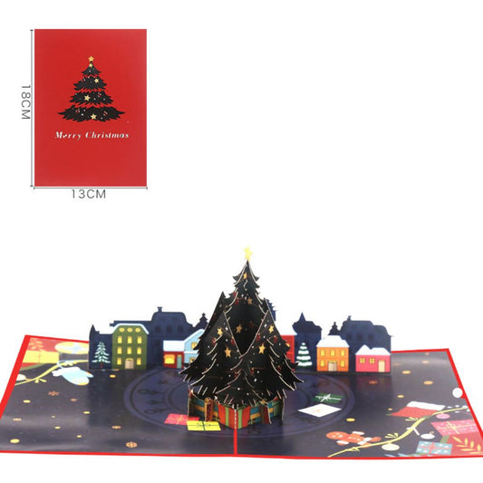 Christmas 3D Pop Up Card Christmas House Pop Up Greeting Card