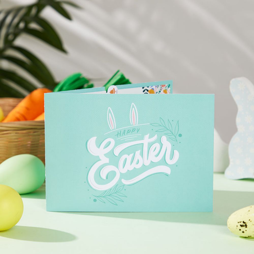 Easter Bunny Egg 3D Pop Up Greeting Card