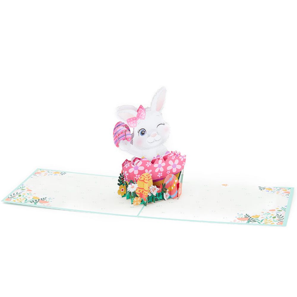 Easter Bunny Egg 3D Pop Up Greeting Card