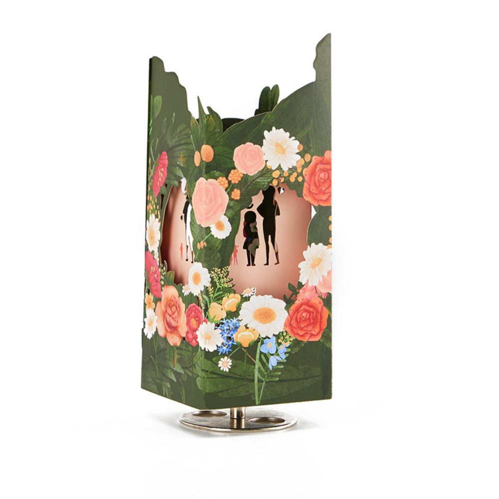 Mother Silhouette 3D Paper Music Box Gift for Mother's Day