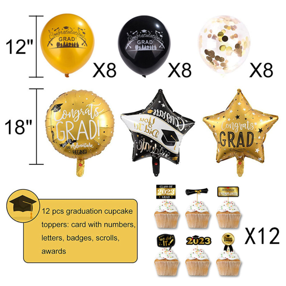 Graduation Balloons Kits for Graduation Party Decorations Graduation Party Supplies