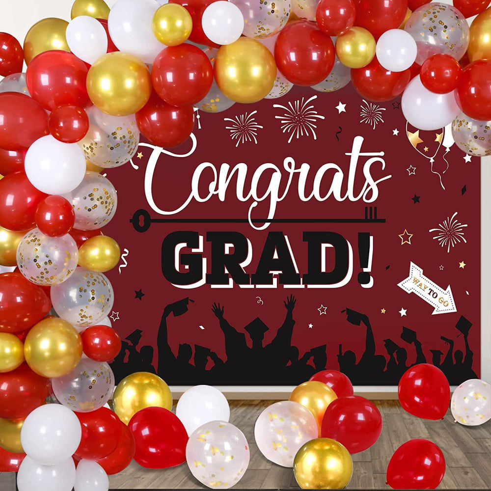 Congrats Grad Balloons Kits for Graduation Party Decorations Graduation Party Supplies