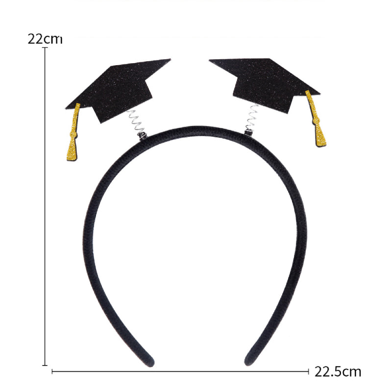 12 Pcs Graduation Hat Headband Graduation Party Decorations Graduation Photo Props Supplies