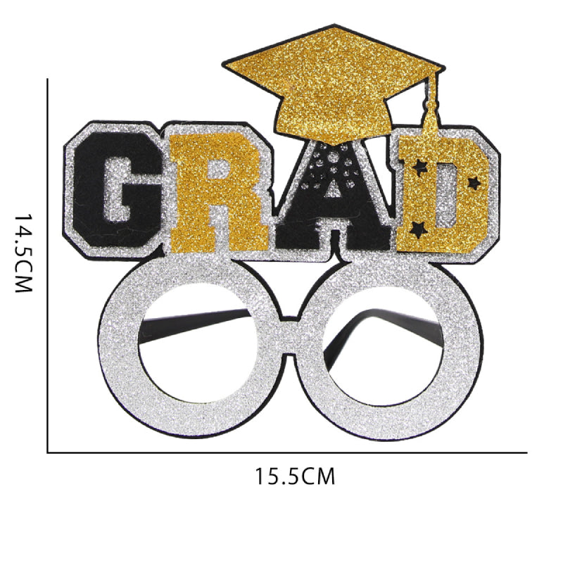 12 Pcs Funny Graduation Glasses Graduation Party Photo Booth Props Decoration Supplies