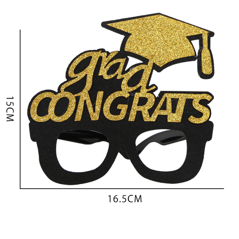 12 Pcs Funny Graduation Glasses Graduation Party Photo Booth Props Decoration Supplies