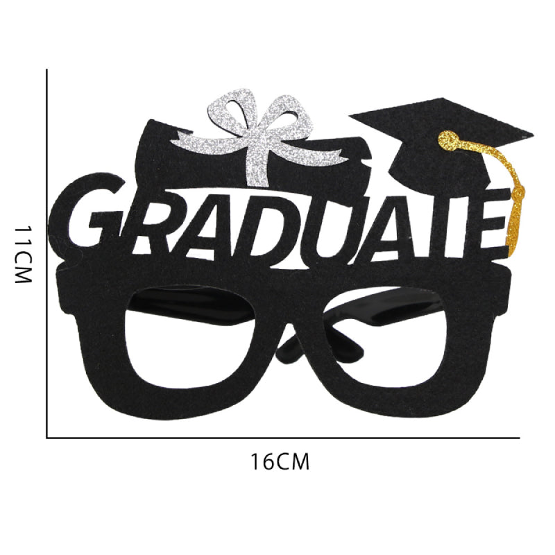 12 Pcs Funny Graduation Glasses Graduation Party Photo Booth Props Decoration Supplies