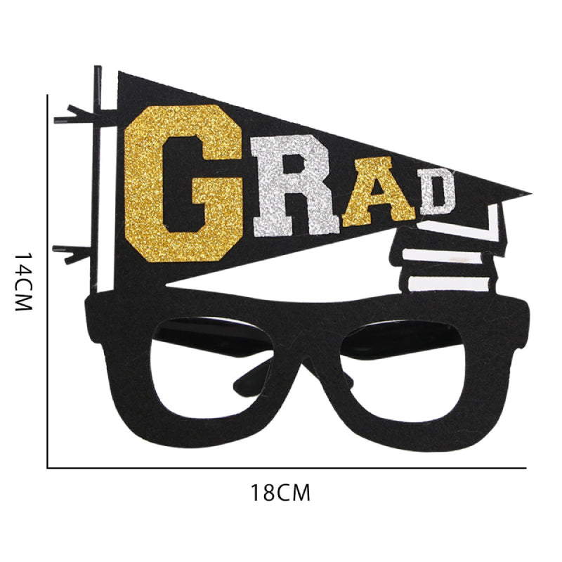 12 Pcs Funny Graduation Glasses Graduation Party Photo Booth Props Decoration Supplies