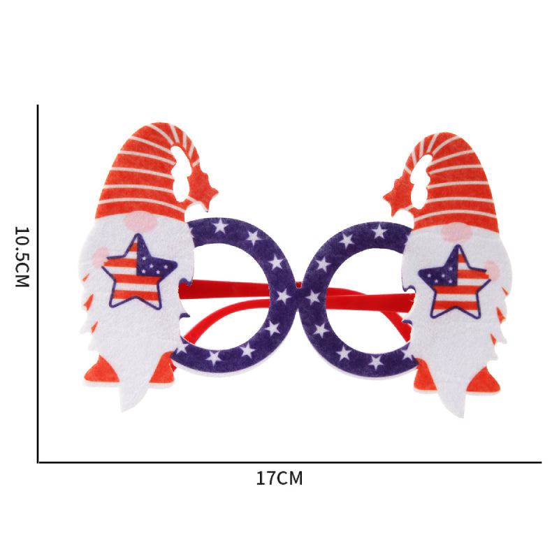 12 Pcs 4th of July American Flag Glasses for Patriotic Party Independence Day Party Accessories