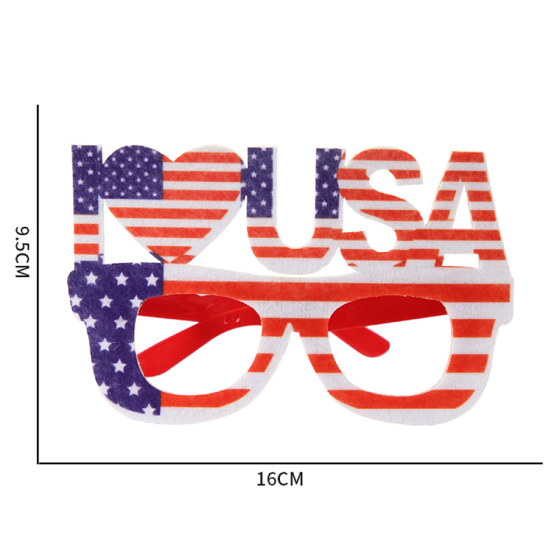 12 Pcs 4th of July American Flag Glasses for Patriotic Party Independence Day Party Accessories