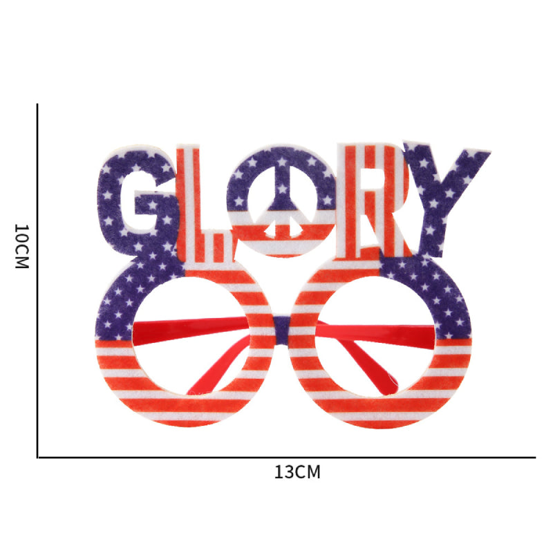 12 Pcs 4th of July American Flag Glasses for Patriotic Party Independence Day Party Accessories