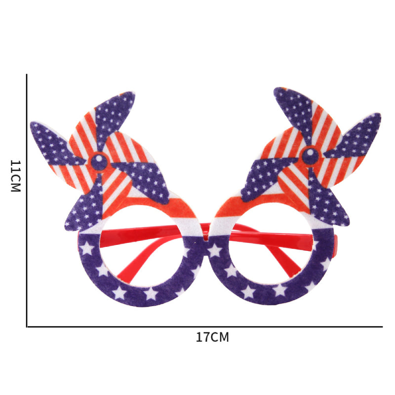 12 Pcs 4th of July American Flag Glasses for Patriotic Party Independence Day Party Accessories