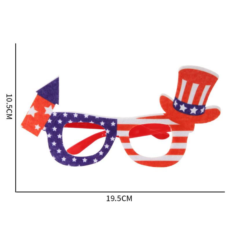 12 Pcs 4th of July American Flag Glasses for Patriotic Party Independence Day Party Accessories