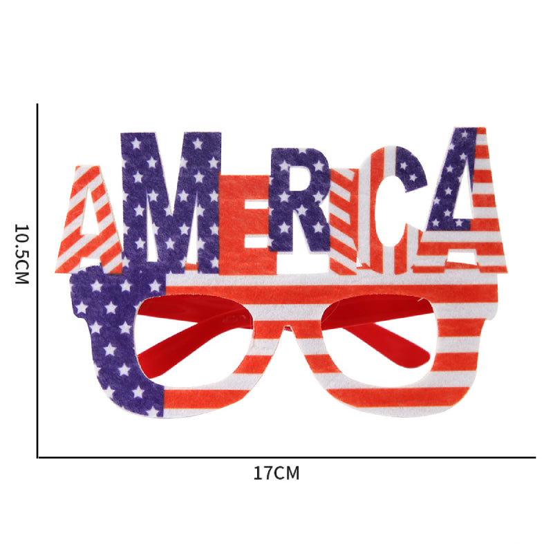 12 Pcs 4th of July American Flag Glasses for Patriotic Party Independence Day Party Accessories