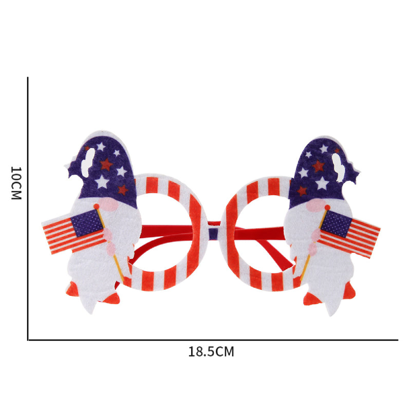 12 Pcs 4th of July American Flag Glasses for Patriotic Party Independence Day Party Accessories