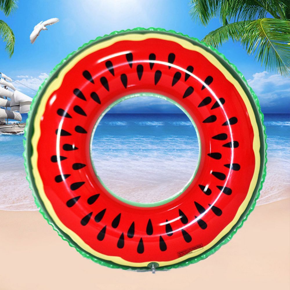 3 Pack Inflatable Pool Floats Fruits Swim Tube Pool Rings Swimming Rings Floaties for Swimming Pool Party Supplies