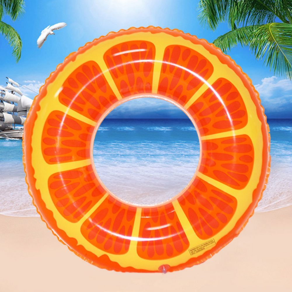 3 Pack Inflatable Pool Floats Fruits Swim Tube Pool Rings Swimming Rings Floaties for Swimming Pool Party Supplies