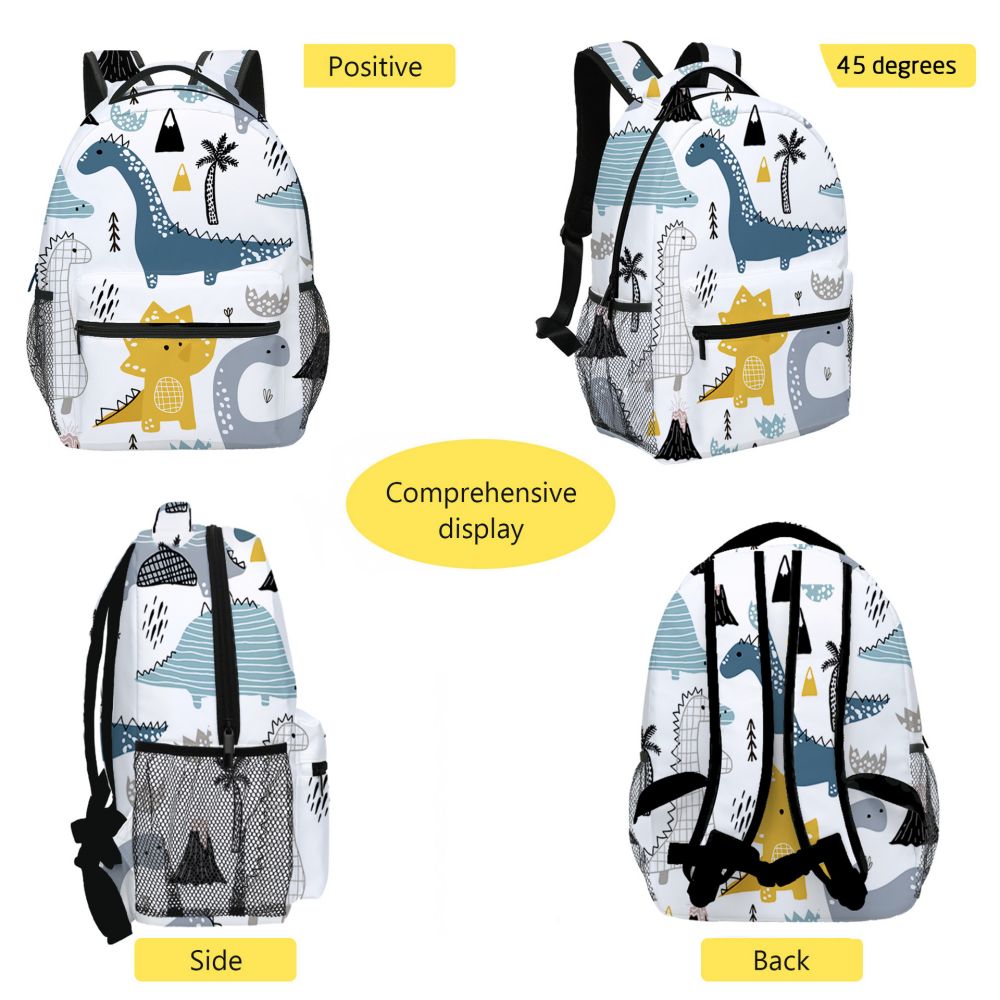 School Backpack Dinosaur Kids Bookbag Preschool Kindergarten School Bag for Boys Girls