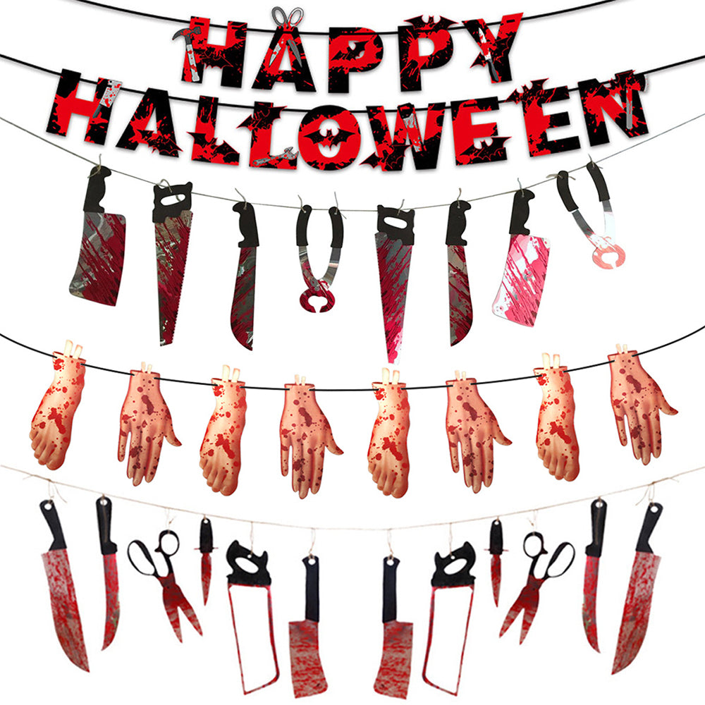 Halloween Party Banner Decorations Party Supplies Gift for Halloween Party