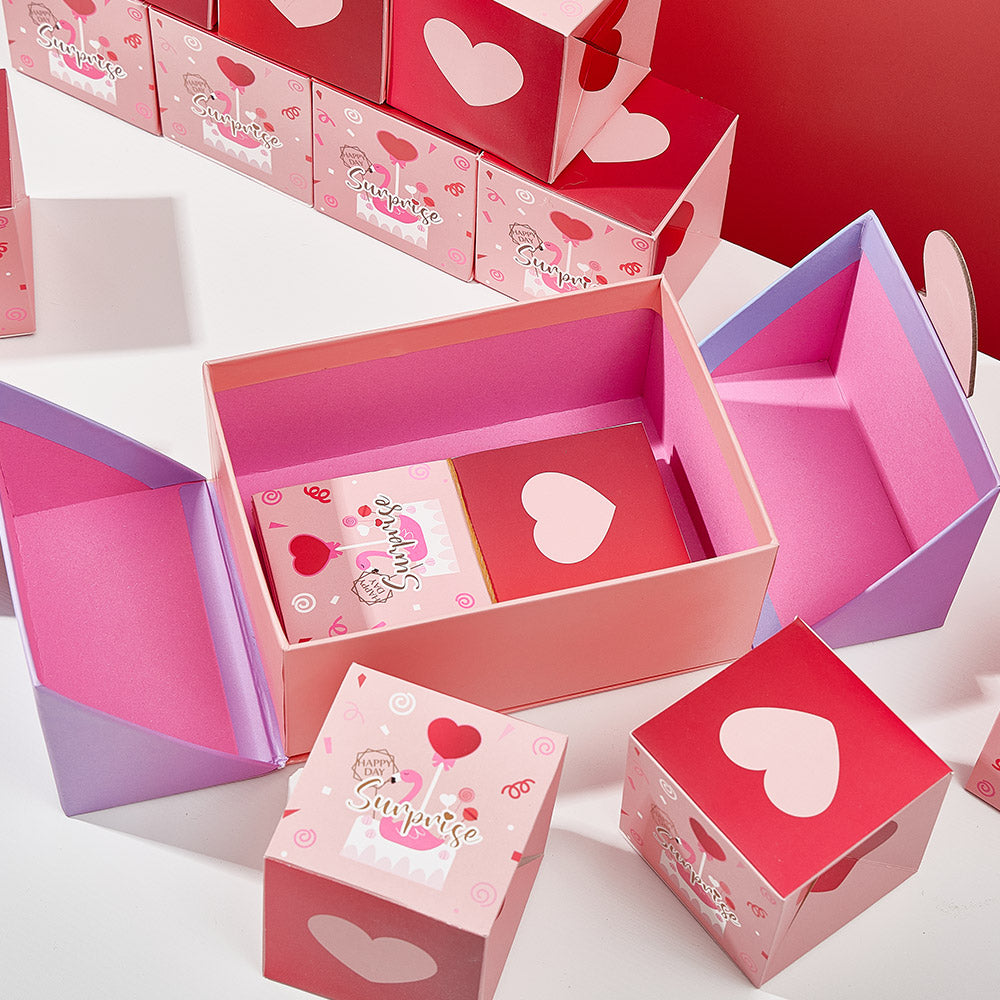 DIY Surprise Gift Box Explosion for Money Cash Pop Up Gift Box for Lover