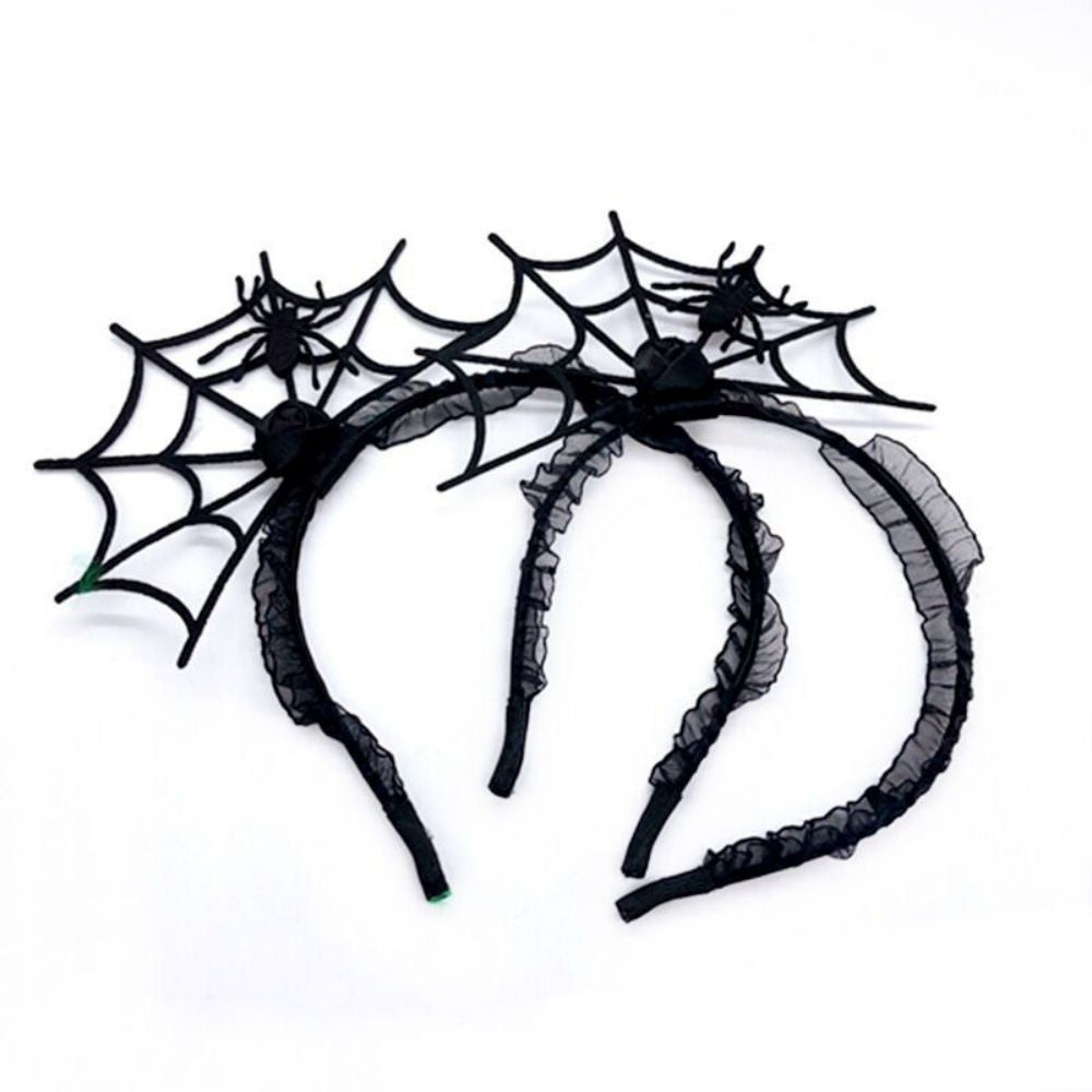 4 Pcs Halloween Headbands Devil Bat Headbands for Halloween Party Supply Cosplay Decoration