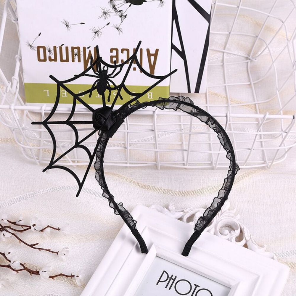 4 Pcs Halloween Headbands Devil Bat Headbands for Halloween Party Supply Cosplay Decoration