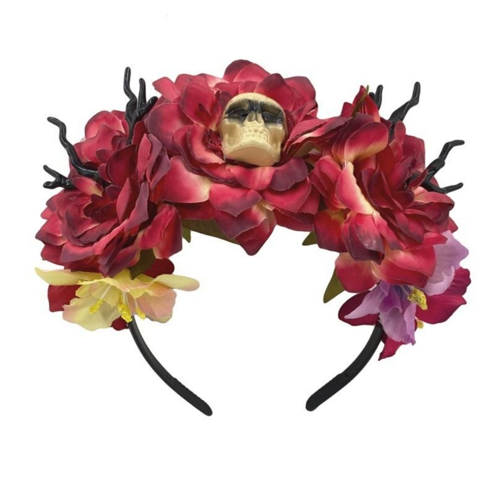 Halloween Flower Headband Halloween Hair Hoop for Party Supply Cosplay Decoration