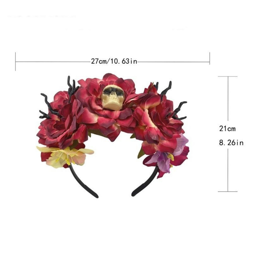 Halloween Flower Headband Halloween Hair Hoop for Party Supply Cosplay Decoration