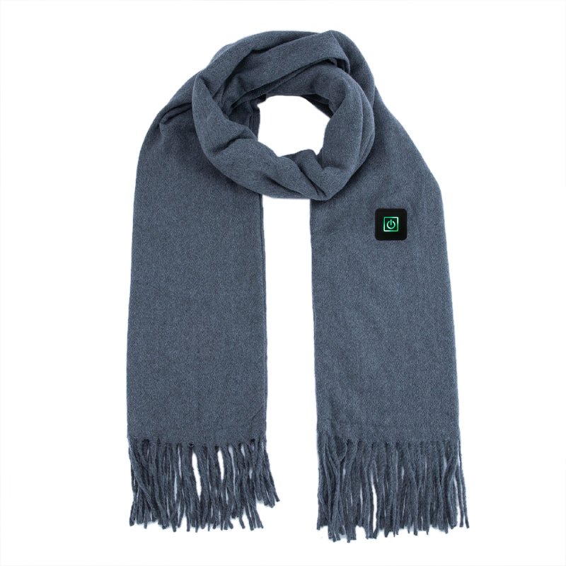 Heated Scarf USB Rechargeable Heated Scarf Tassels Scarfs for Pain Relief or Stiffness Relief