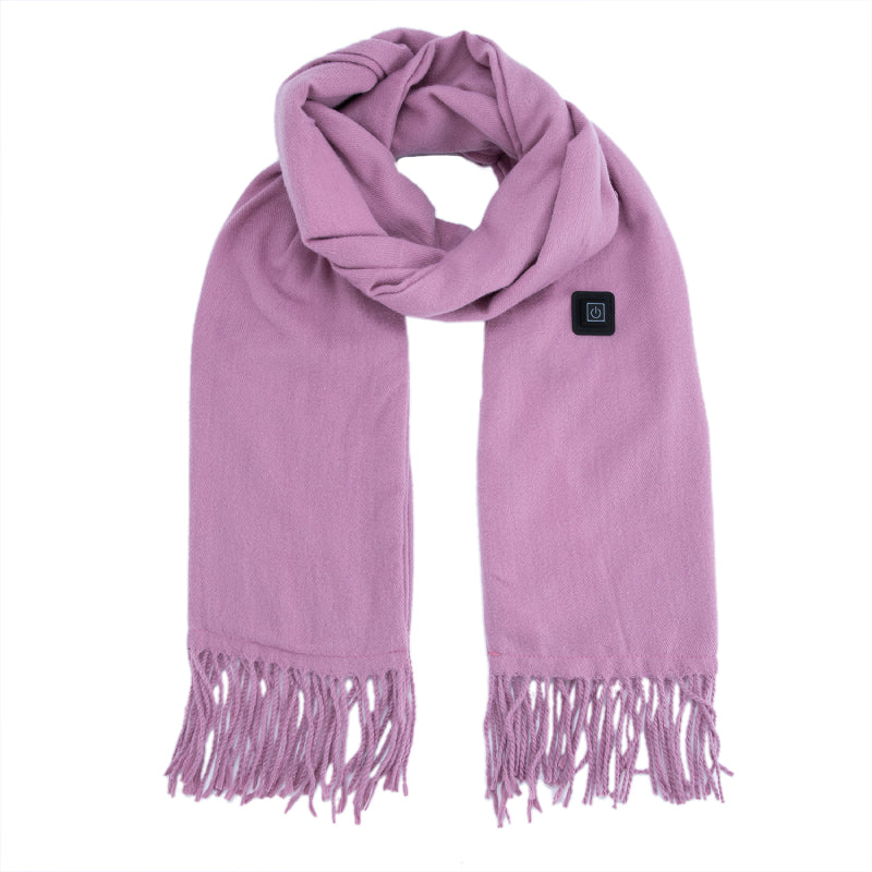 Heated Scarf USB Rechargeable Heated Scarf Tassels Scarfs for Pain Relief or Stiffness Relief