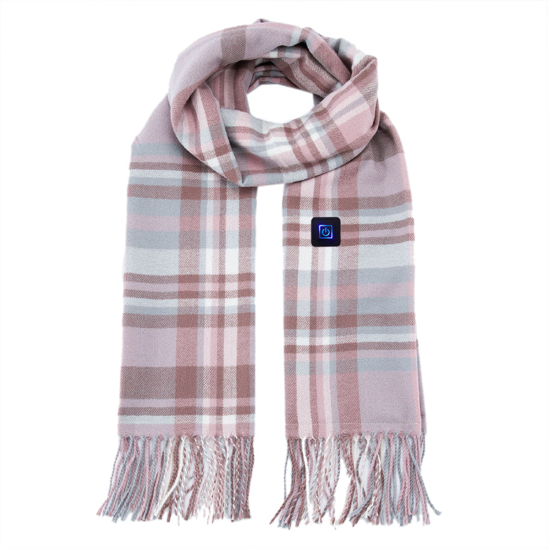 Heated Scarf USB Rechargeable Heated Scarf Tassels Scarfs for Pain Relief or Stiffness Relief