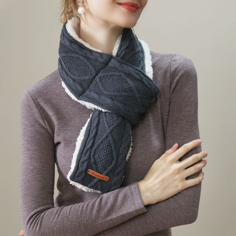 Heated Scarf USB Rechargeable Heated Scarf Knit Warm Scarfs for Pain Relief or Stiffness Relief