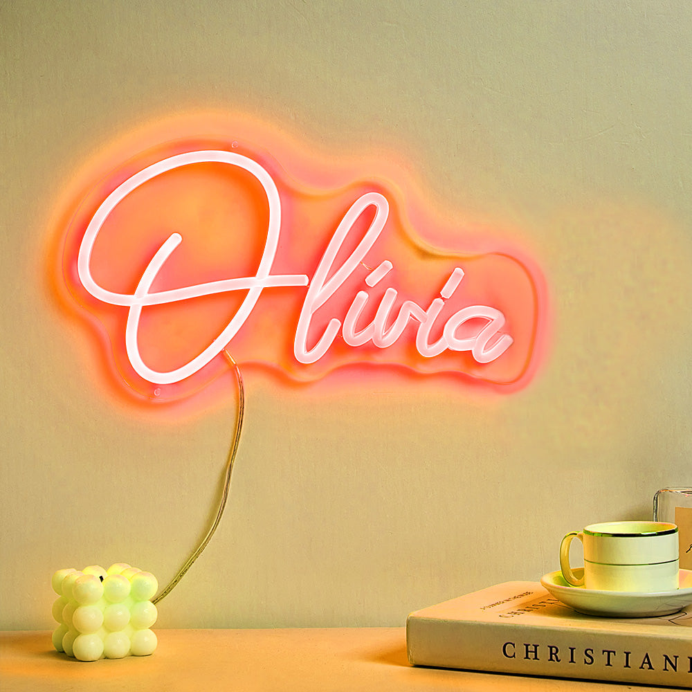 Custom Neon Lamp Personalized Name Neon Sign Lamp Creative Decor for Bedroom