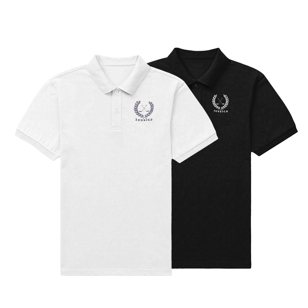 Personalized Golf Polo Shirts Embroidered Short Sleeve Polo Shirt for Women