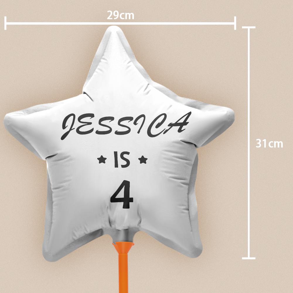 Personalized Star Birthday Balloons for Birthday Party Decoration Supplies