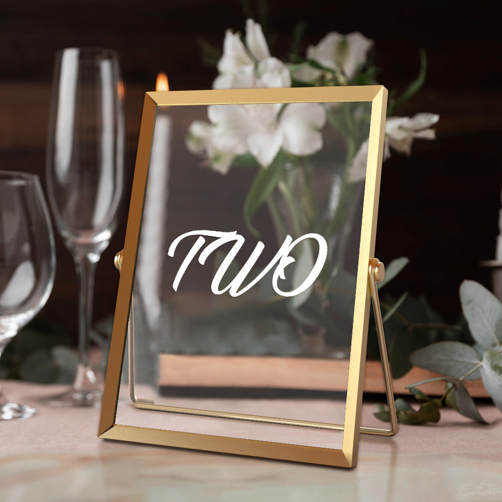 Personalized Wedding Table Numbers Modern Table Numbers Reception Table Numbers Gift for Wedding