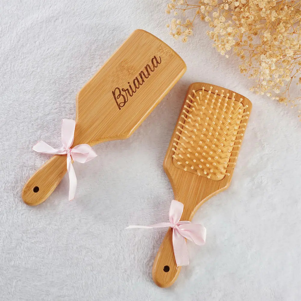 Personalized Hairbrush Custom Comb Wedding Bridesmaid Gift