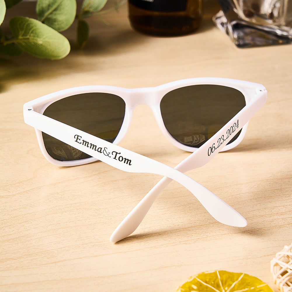 Personalized Sunglasses Set of 10 Wedding Birthday Photo Props Party Favors Gift for Friend