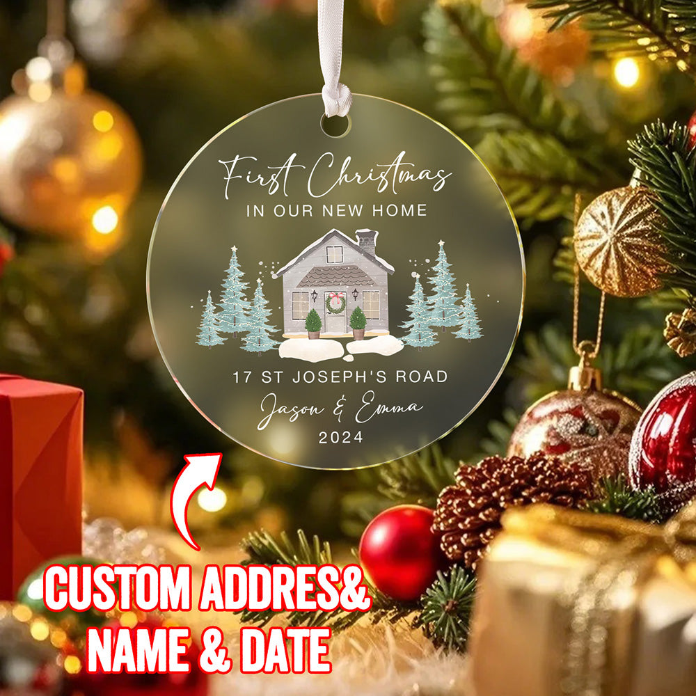 Personalised New Home Christmas Ornament First Home Ornament for New Home Gift