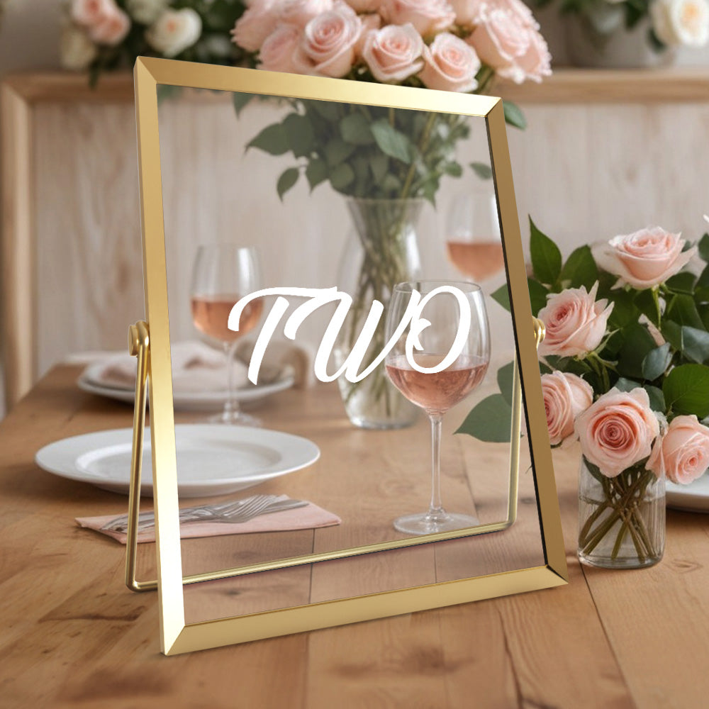 Personalized Wedding Table Numbers Modern Table Numbers Reception Table Numbers Gift for Wedding