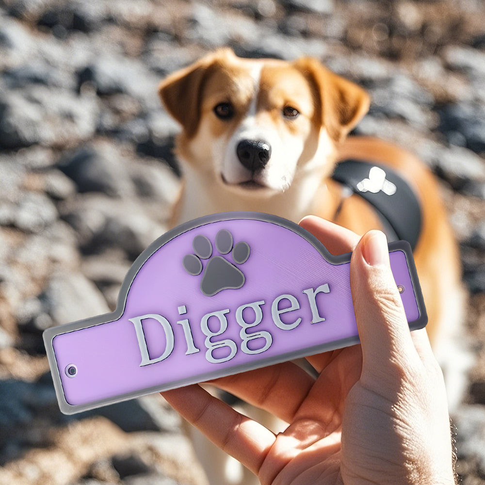 Personalized 3D PLA Dog Cat Door Sign