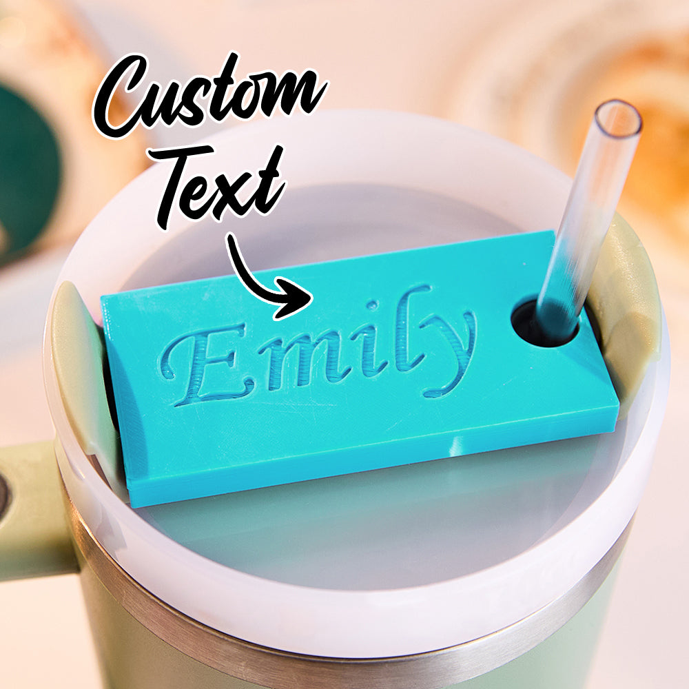 Custom 3D Printing Tumbler Name Plate Tag for 40oz Stanley Tumbler Gift for Her