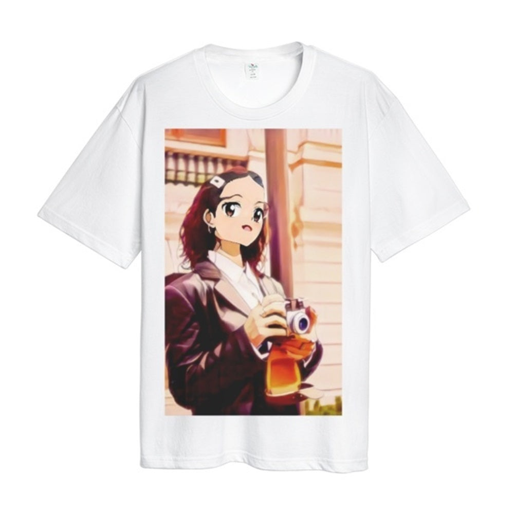 Custom Anime Effect Print T Shirts for Men