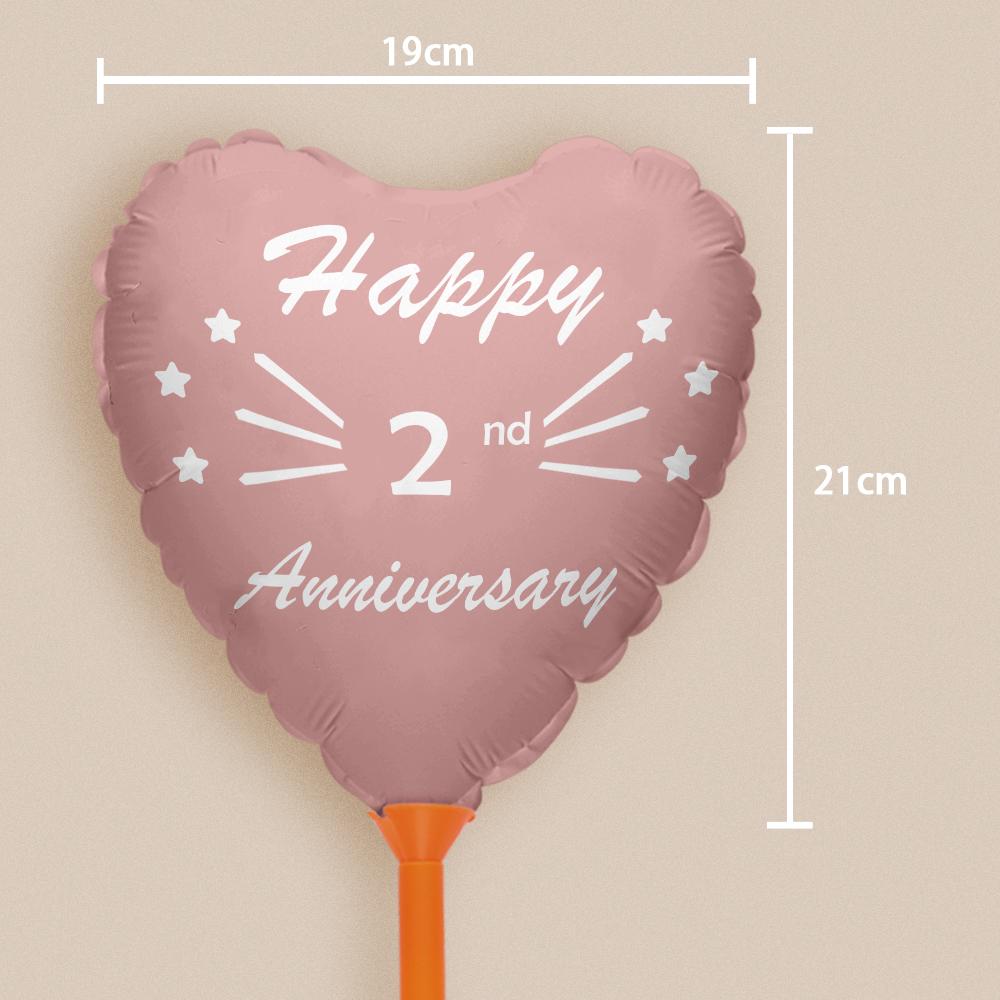 Custom Happy Anniversary Balloons For Anniversary Party Decorations