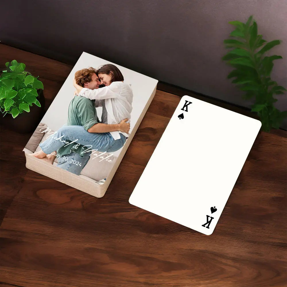 Personalized Playing Cards Wedding Guest Book Alternative Unique Wedding Keepsake