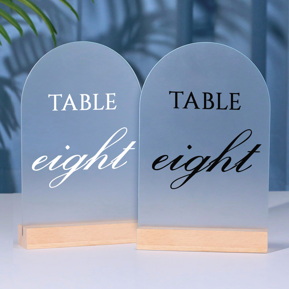 Personalized Wedding Table Numbers Custom Acrylic Table Numbers Wedding Reception Decor