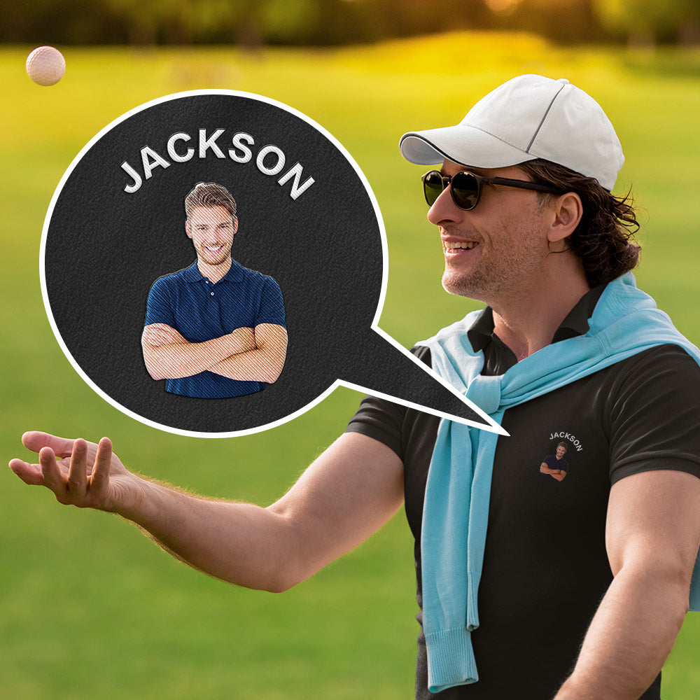 Custom Men's Short Sleeve Golf Polo Shirts with Your Logo