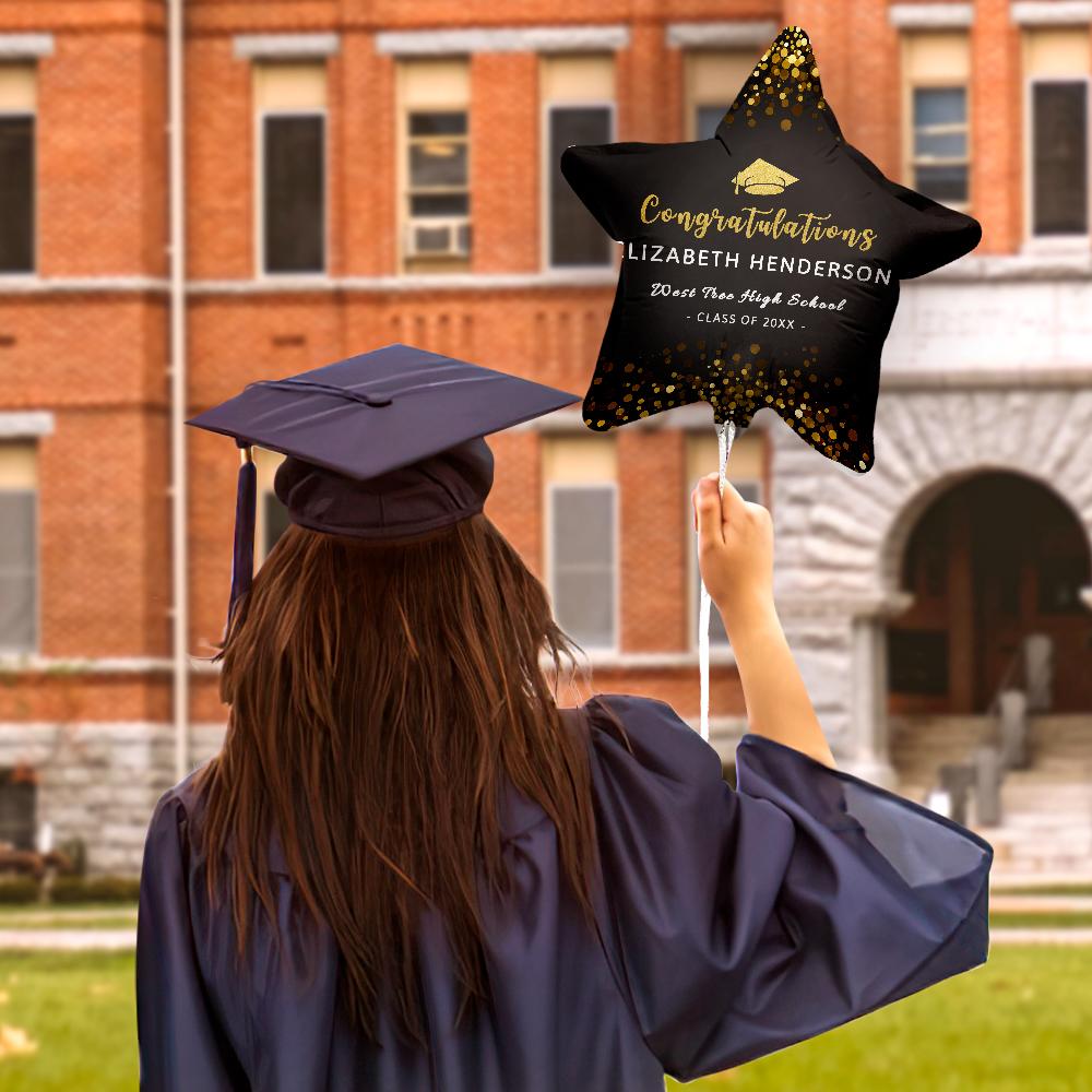 Custom Congratulations Balloons Class of 2022 Graduation Party Balloon Decoration