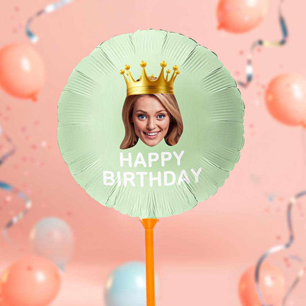 Custom Happy Birthday Balloons Personalized Face Balloon Decoration for Birthday