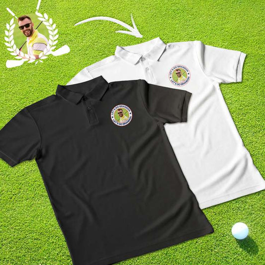 Personalied Men's Polo T-Shirt Custom Logo Polo Shirts